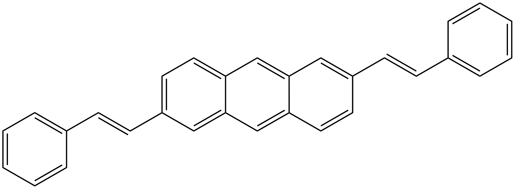 2,6-bis(2-phenylethenyl)-anthracene